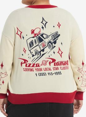 Her Universe Disney Pixar Toy Story Aliens Pizza Planet Cardigan Plus Size Her Universe Exclusive, , hi-res